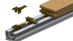 Schuif klem (100 st/set)